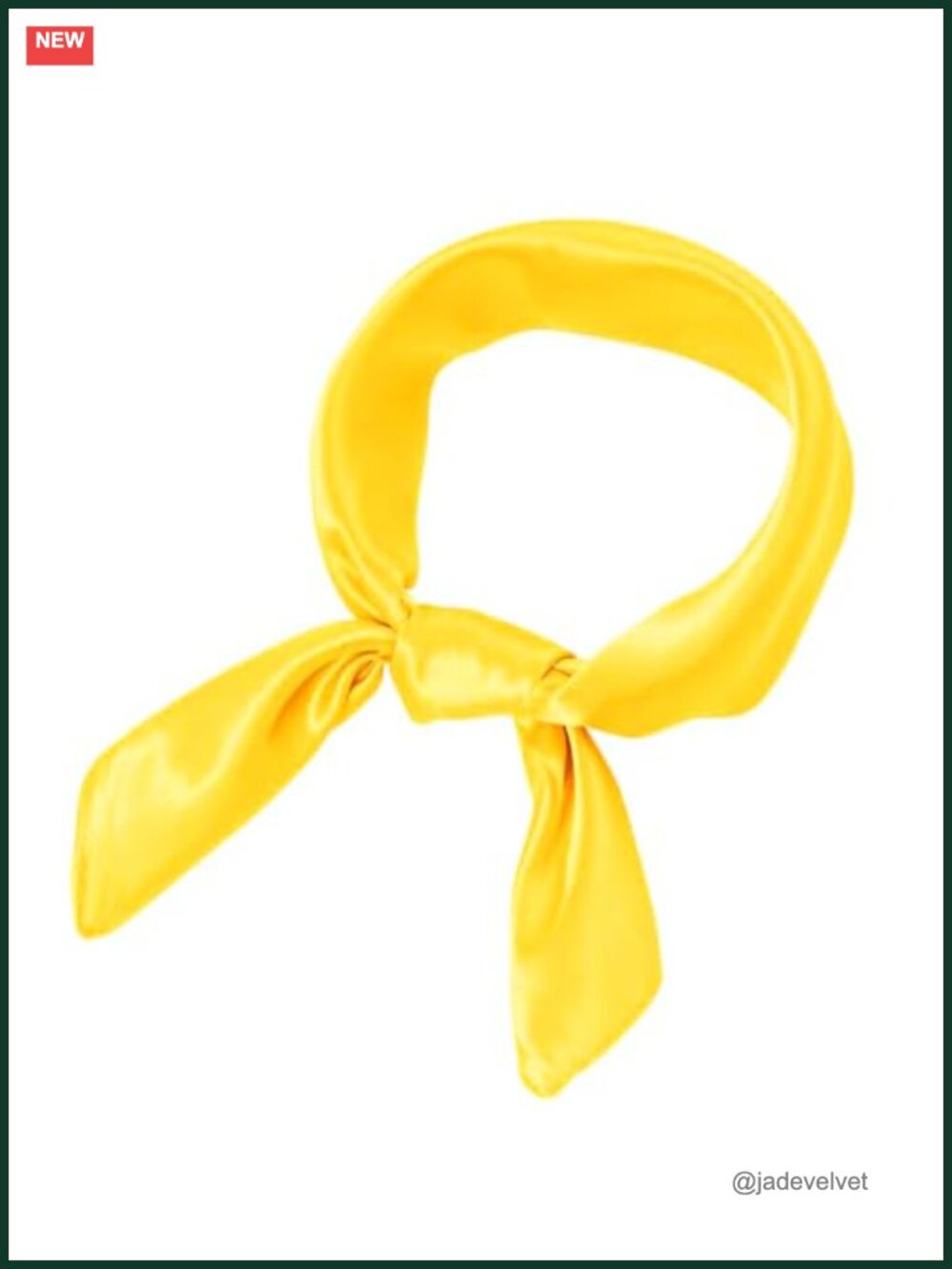 Satin Square Scarf 23.6x23.6 Polyester Ribbon Neckerchief Halloween Costume